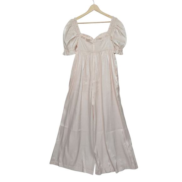 Free People Selkie The Lickety Split Seashell Jumpsuit Women's Size Medium - Picture 2 of 11